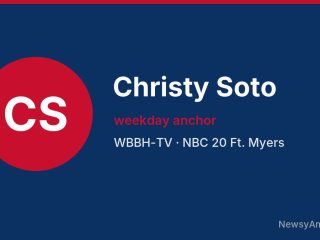 Christy Soto, weekday anchor, WBBH-TV