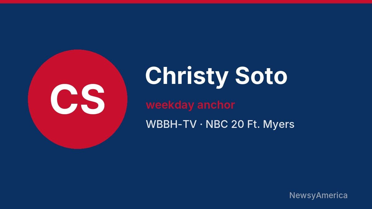 Christy Soto – WBBH-TV, Ft. Myers