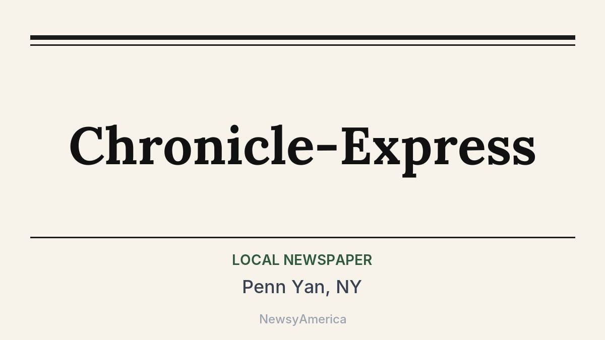 Chronicle-Express – Penn Yan, NY