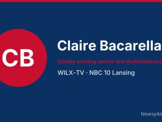 Claire Bacarella, Sunday evening anchor and multimedia journalist, WILX-TV