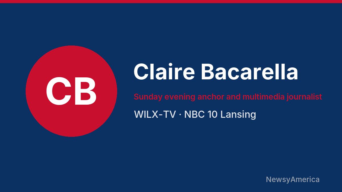 Claire Bacarella – WILX-TV, Lansing
