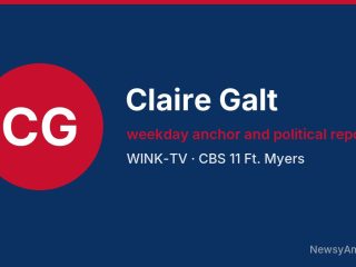 Claire Galt, weekday anchor and political reporter, WINK-TV