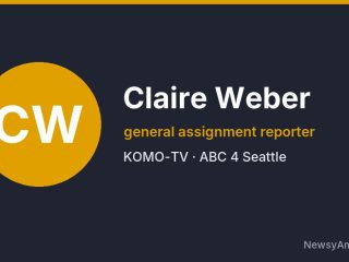 Claire Weber, general assignment reporter, KOMO-TV