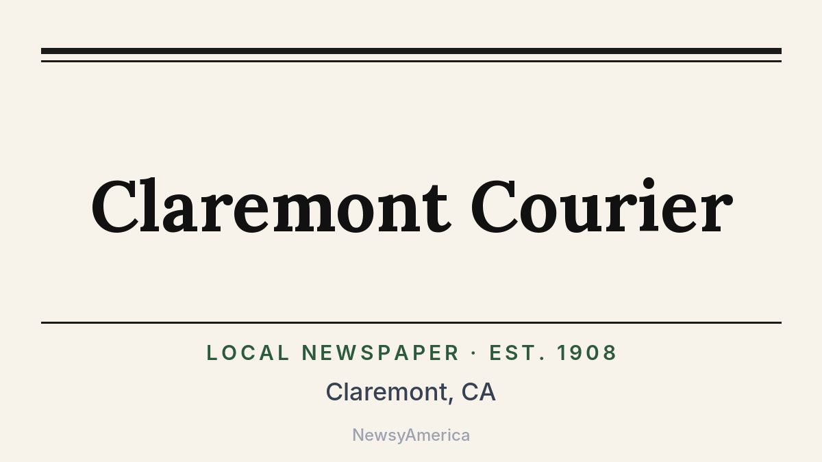 Claremont Courier – California