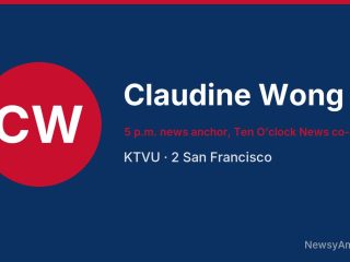 Claudine Wong, 5 p.m. news anchor, Ten O’clock News co-anchor, KTVU