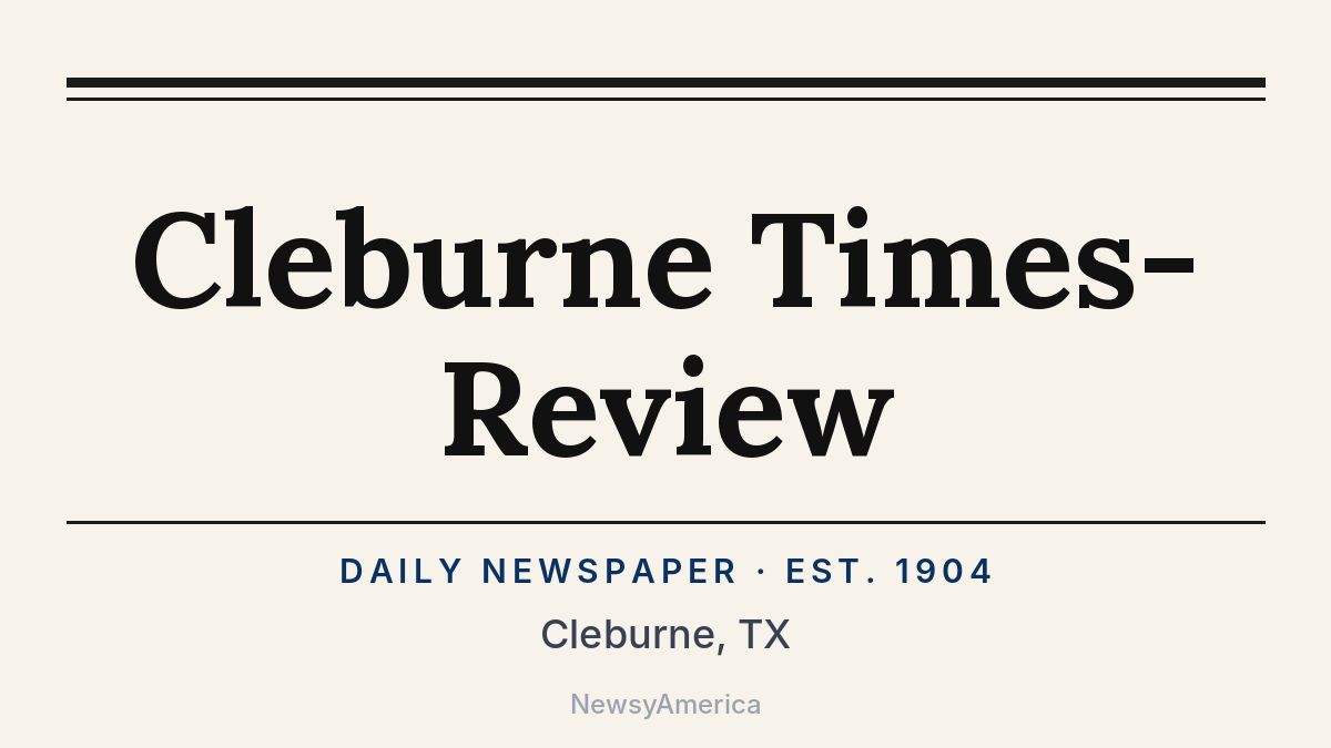 Cleburne Times-Review – Texas