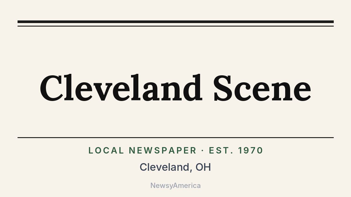 Cleveland Scene – Ohio