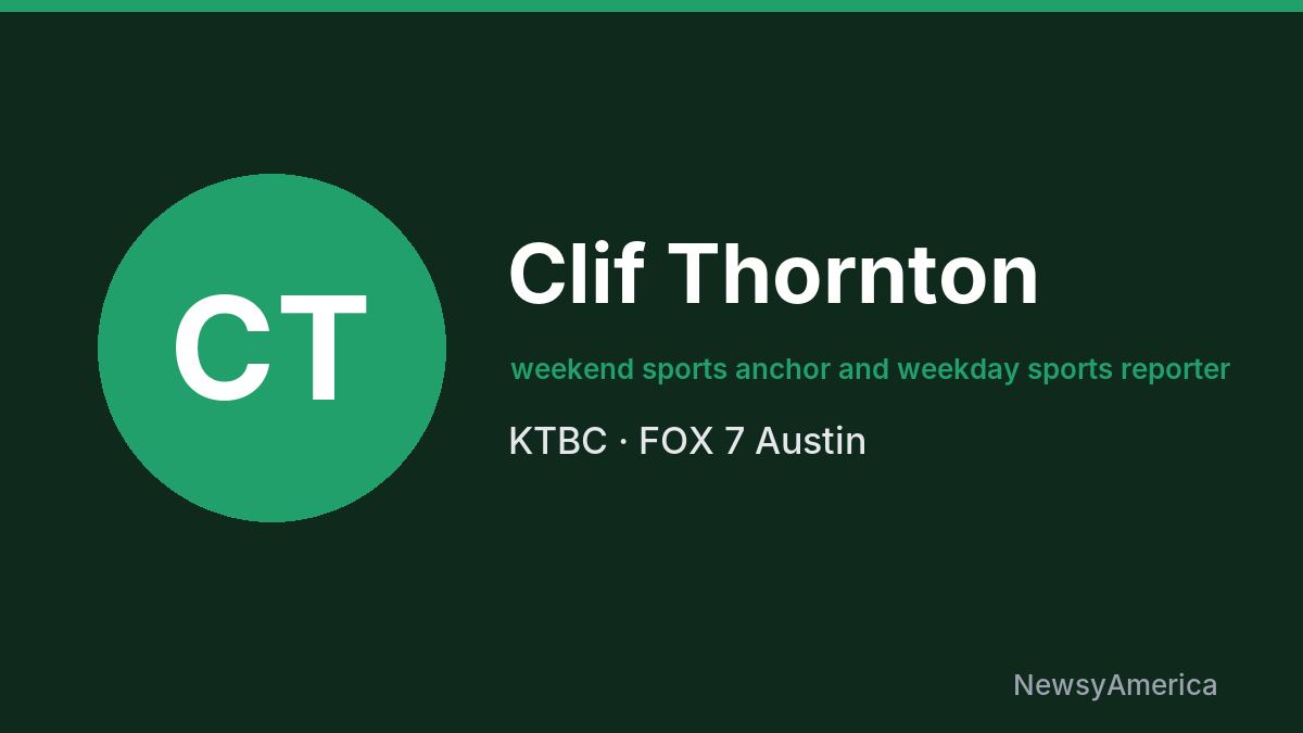 Clif Thornton – KTBC, Austin