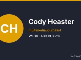 Cody Heaster, multimedia journalist, WLOX