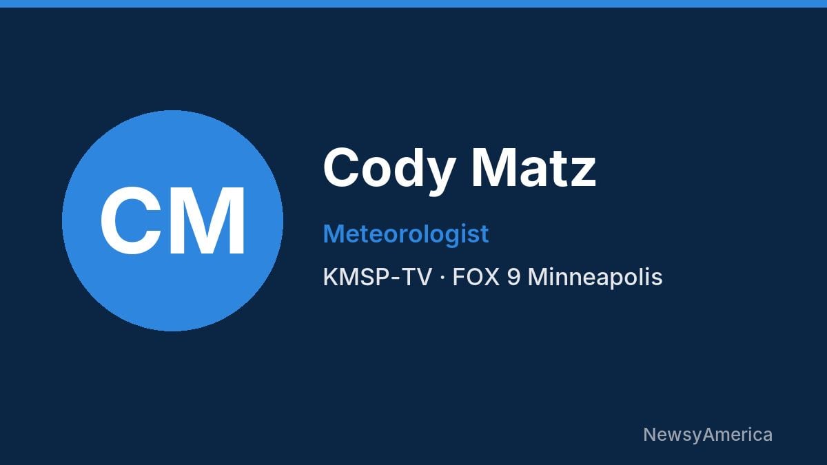 Cody Matz – KMSP-TV, Minneapolis