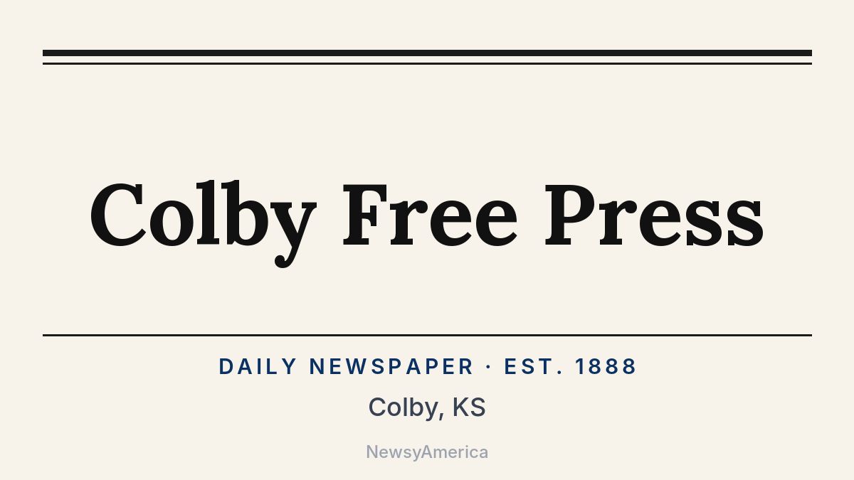 Colby Free Press – Kansas