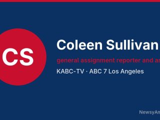 Coleen Sullivan, general assignment reporter and anchor, KABC-TV