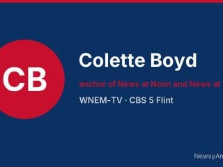 Colette Boyd, anchor of News at Noon and News at 4 p.m., WNEM-TV