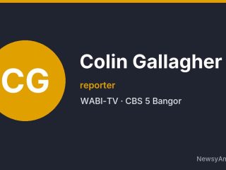 Colin Gallagher, reporter, WABI-TV