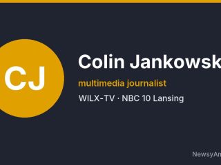 Colin Jankowski, multimedia journalist, WILX-TV