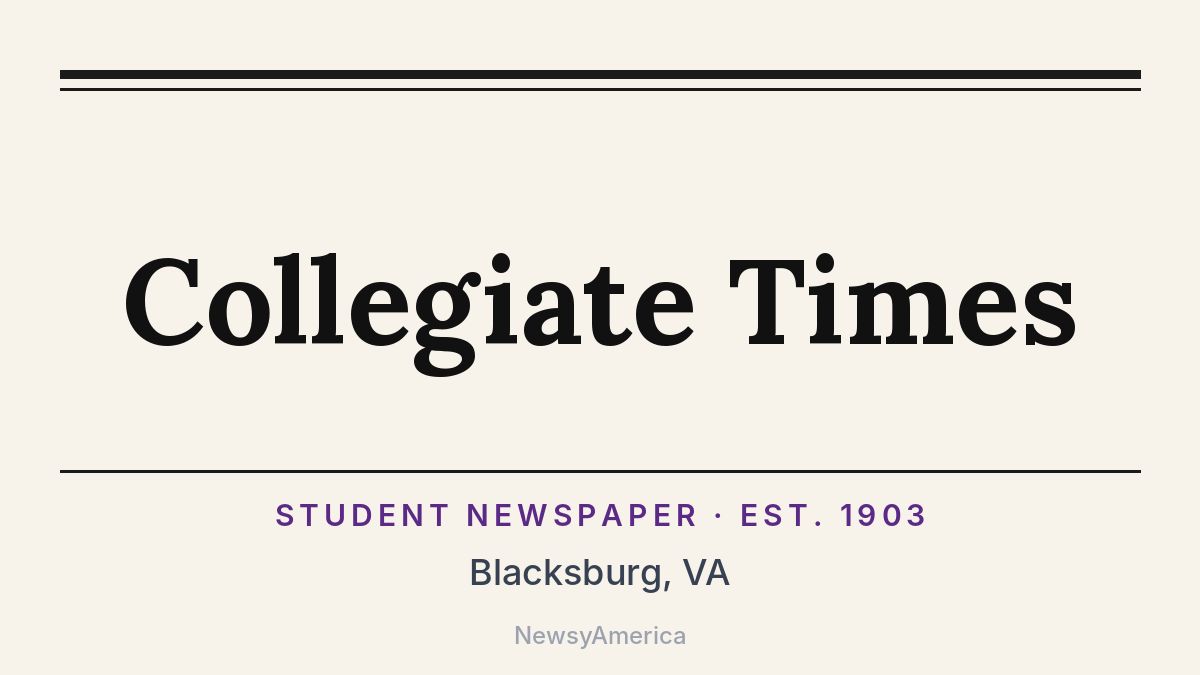 Collegiate Times – Blacksburg, VA