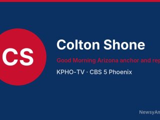 Colton Shone, Good Morning Arizona anchor and reporter, KPHO-TV