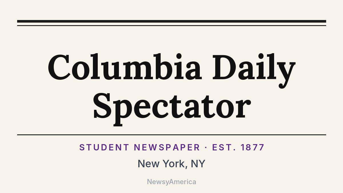 Columbia Daily Spectator – New York, NY