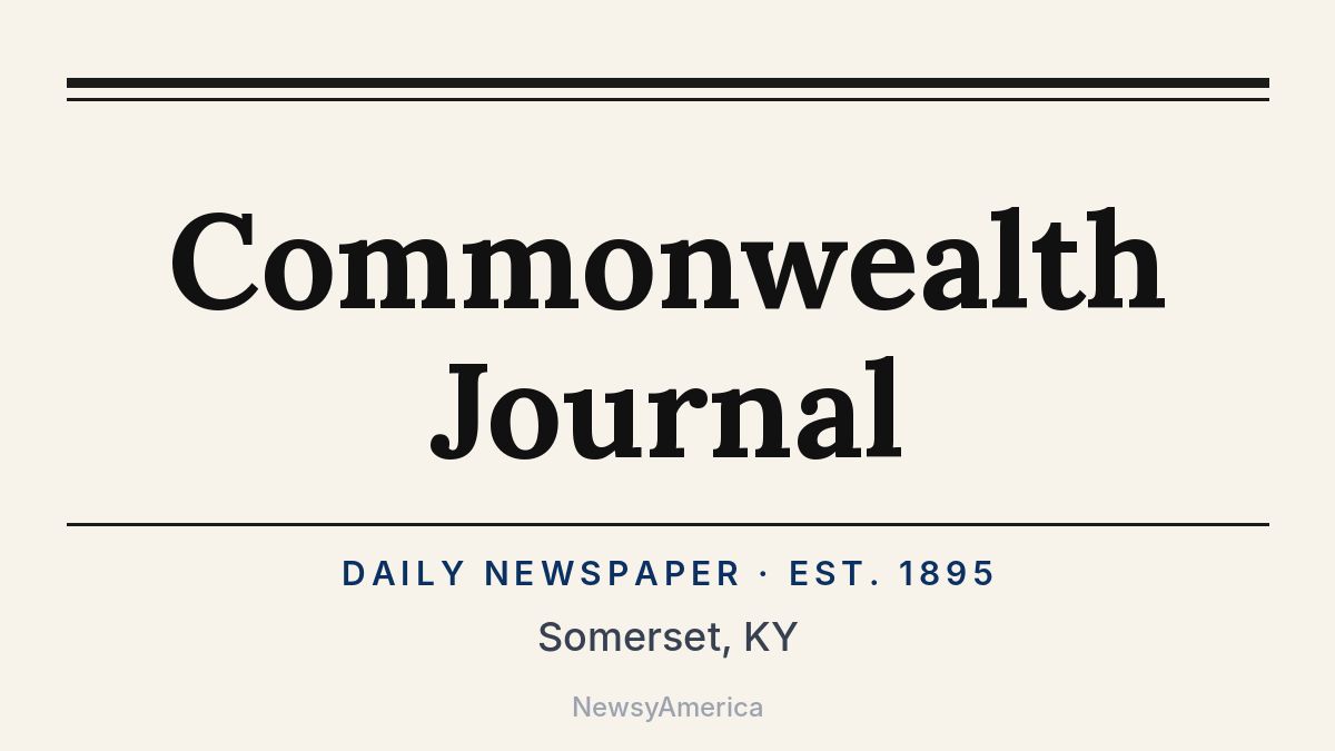 Commonwealth Journal – Somerset, KY