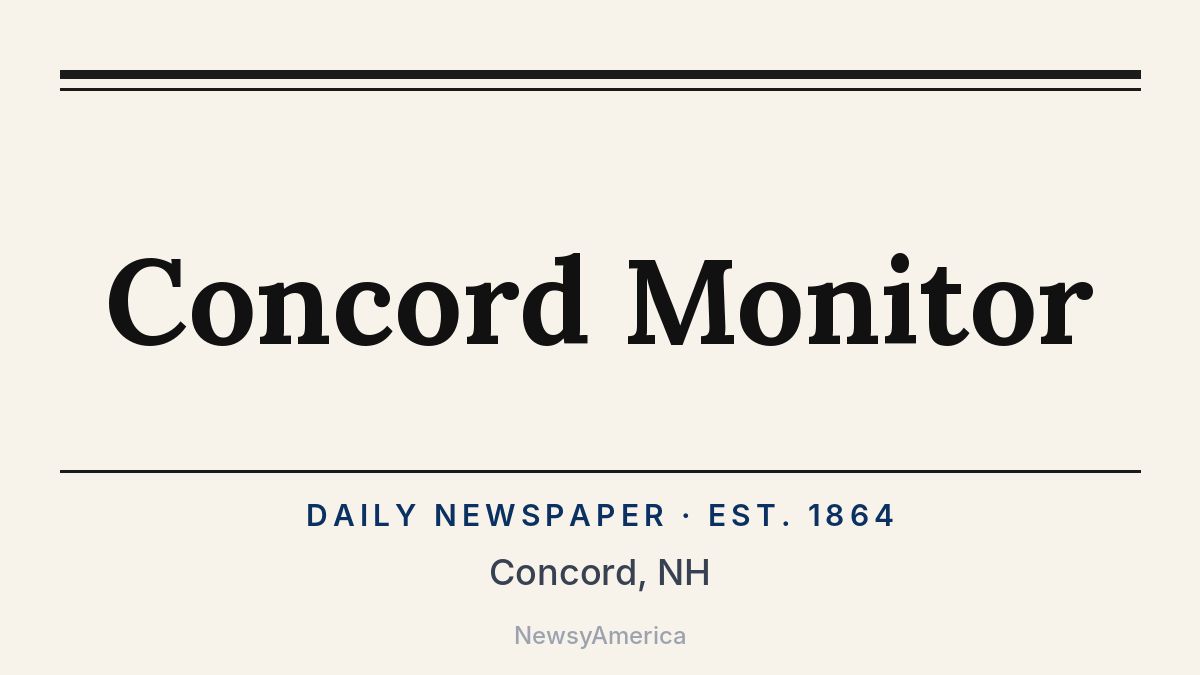 Concord Monitor – New Hampshire