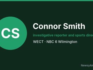 Connor Smith, investigative reporter and sports director, WECT