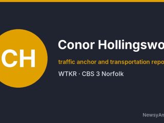 Conor Hollingsworth, traffic anchor and transportation reporter, WTKR