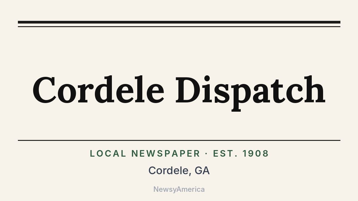 Cordele Dispatch – Georgia