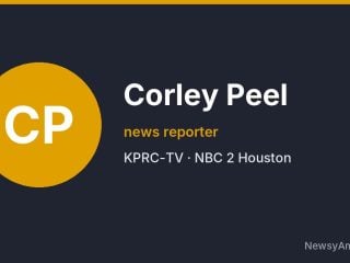 Corley Peel, news reporter, KPRC-TV