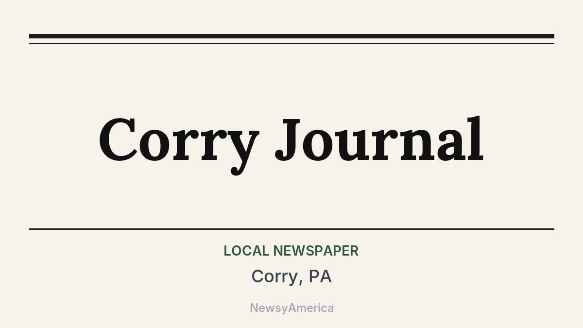 Corry Journal – Corry, PA