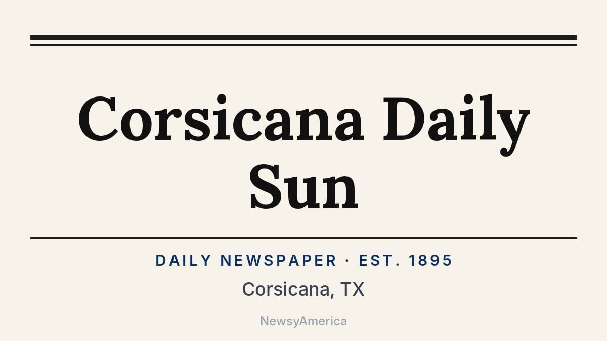 Corsicana Daily Sun – Texas