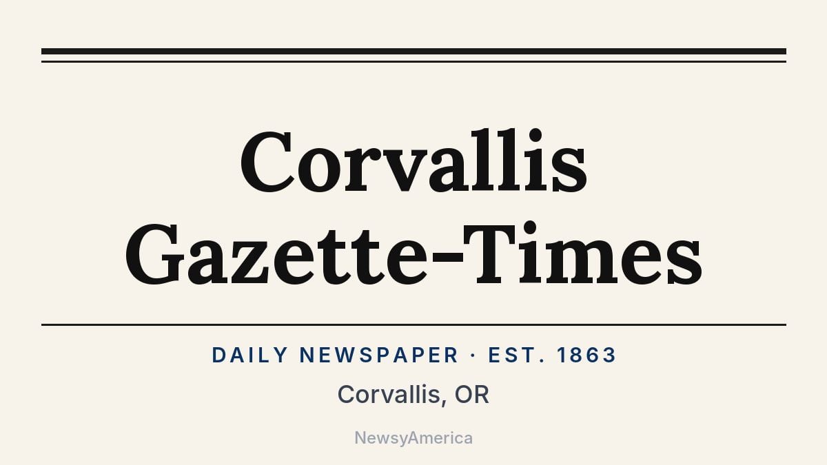 Corvallis Gazette-Times – Oregon