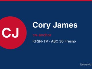 Cory James, co-anchor, KFSN-TV