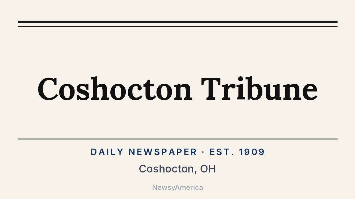 Coshocton Tribune – Ohio