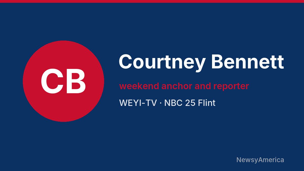 Courtney Bennett – WEYI-TV, Flint
