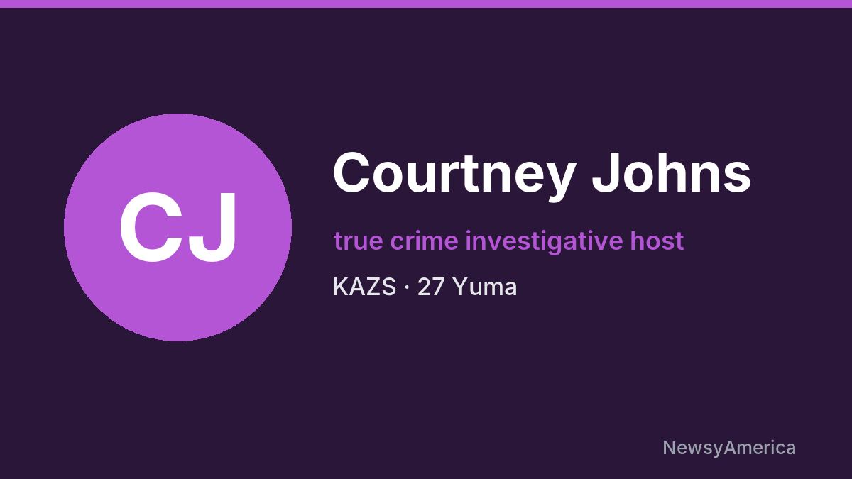 Courtney Johns – KAZS, Yuma