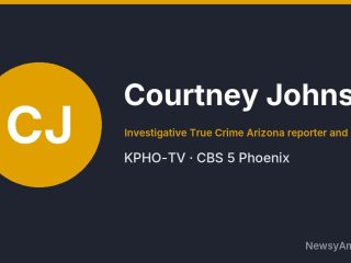 Courtney Johns, Investigative True Crime Arizona reporter and host, KPHO-TV