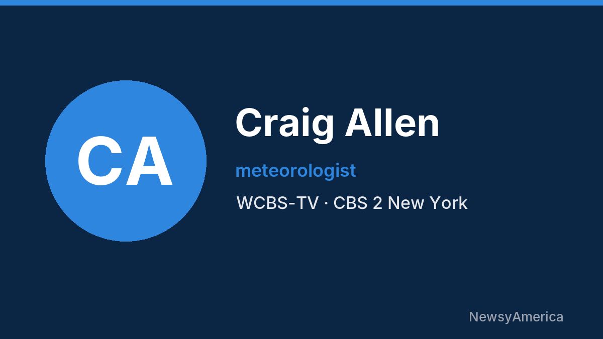 Craig Allen – WCBS-TV, New York