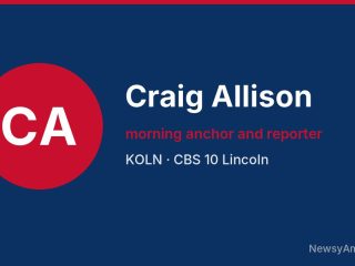 Craig Allison, morning anchor and reporter, KOLN