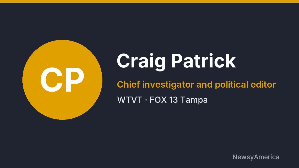 Craig Patrick – WTVT, Tampa