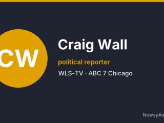 Craig Wall, political reporter, WLS-TV