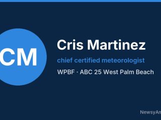 Cris Martinez, chief certified meteorologist, WPBF