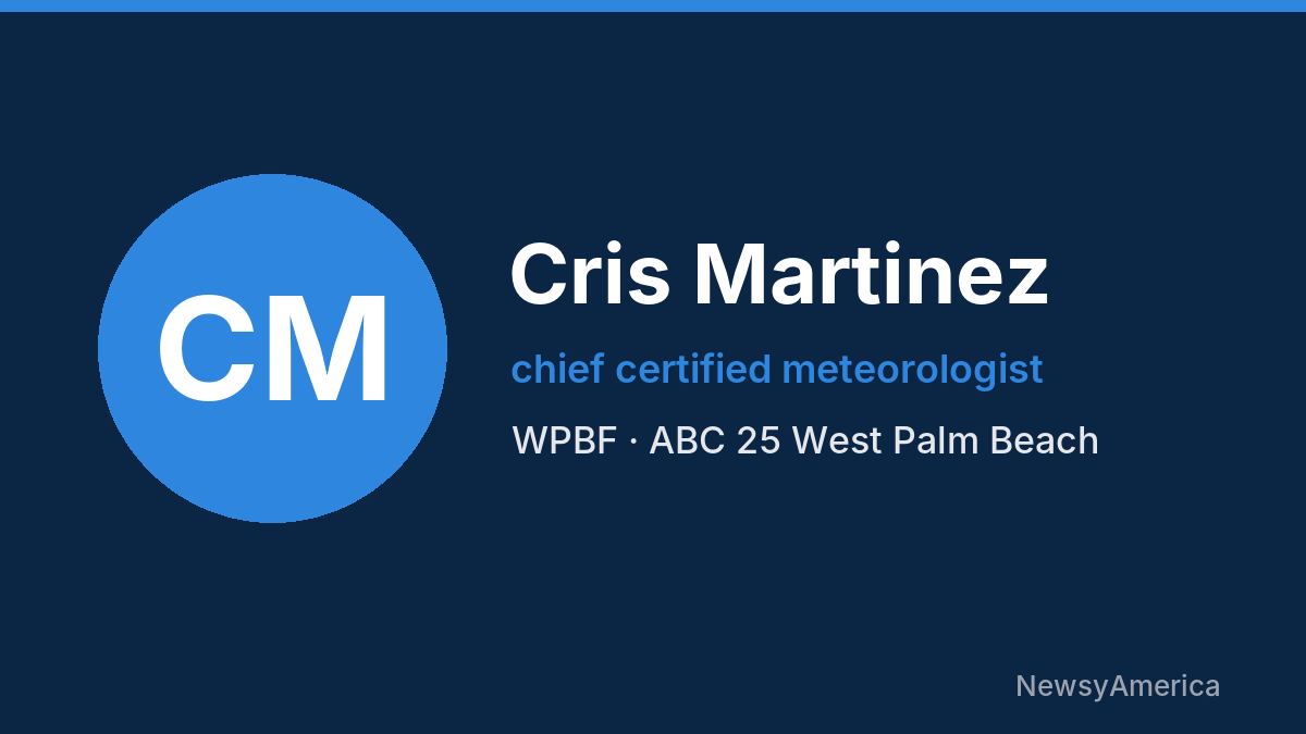 Cris Martinez – WPBF, West Palm Beach