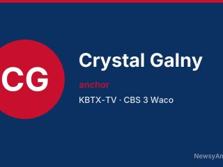 Crystal Galny, anchor, KBTX-TV