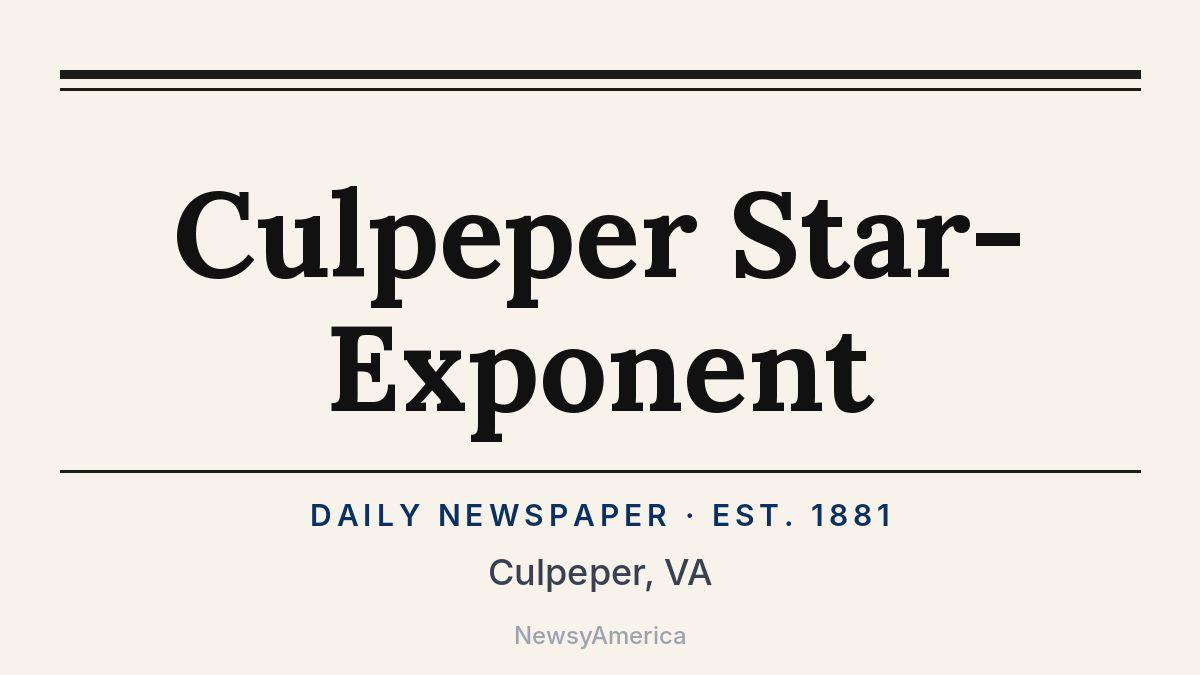 Culpeper Star-Exponent – Virginia