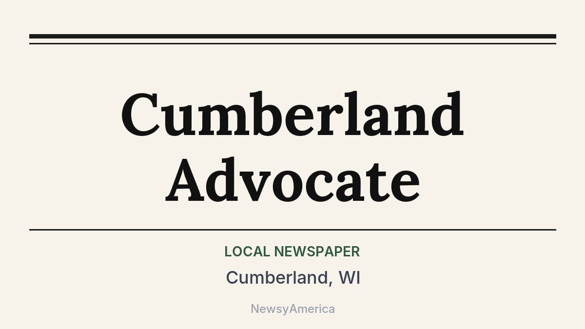 Cumberland Advocate – Cumberland, WI