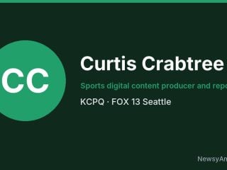Curtis Crabtree, Sports digital content producer and reporter, KCPQ
