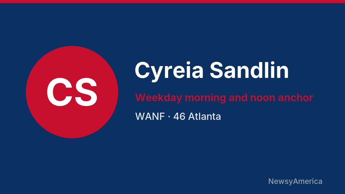 Cyreia Sandlin – WANF, Atlanta