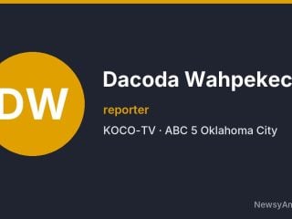 Dacoda Wahpekeche, reporter, KOCO-TV
