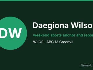 Daegiona Wilson, weekend sports anchor and reporter, WLOS