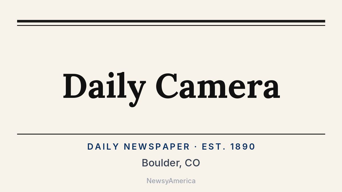 Daily Camera – Boulder, CO